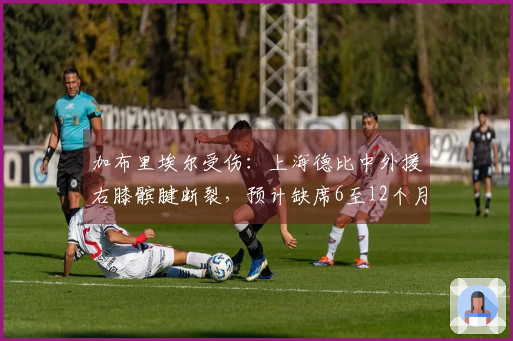 加布里埃尔受伤：上海德比中外援右膝髌腱断裂，预计缺席6至12个月比赛