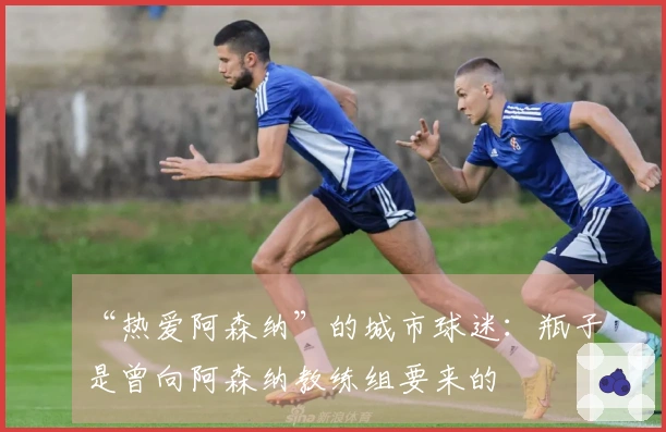 “热爱阿森纳”的城市球迷：瓶子是曾向阿森纳教练组要来的